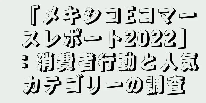 「メキシコEコマースレポート2022」：消費者行動と人気カテゴリーの調査