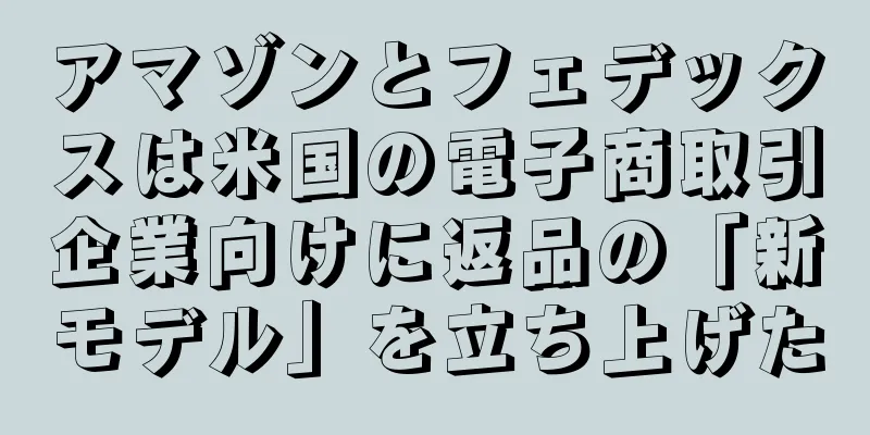 アマゾンとフェデックスは米国の電子商取引企業向けに返品の「新モデル」を立ち上げた