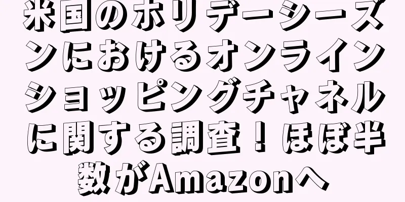 米国のホリデーシーズンにおけるオンラインショッピングチャネルに関する調査！ほぼ半数がAmazonへ