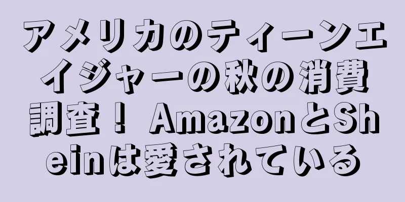 アメリカのティーンエイジャーの秋の消費調査！ AmazonとSheinは愛されている