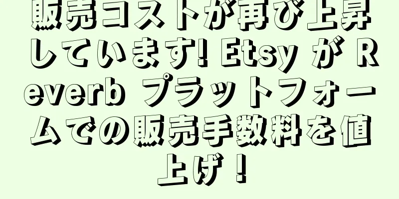 販売コストが再び上昇しています! Etsy が Reverb プラットフォームでの販売手数料を値上げ！