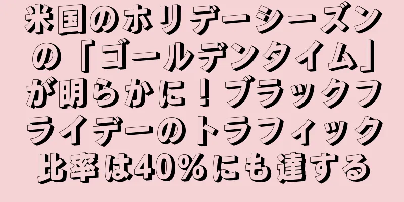 米国のホリデーシーズンの「ゴールデンタイム」が明らかに！ブラックフライデーのトラフィック比率は40%にも達する