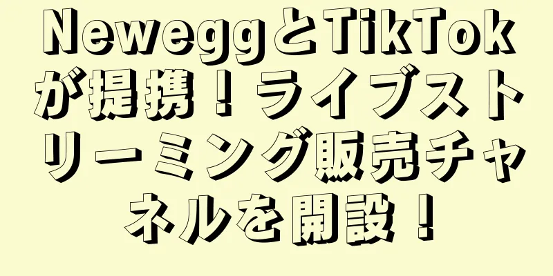 NeweggとTikTokが提携！ライブストリーミング販売チャネルを開設！