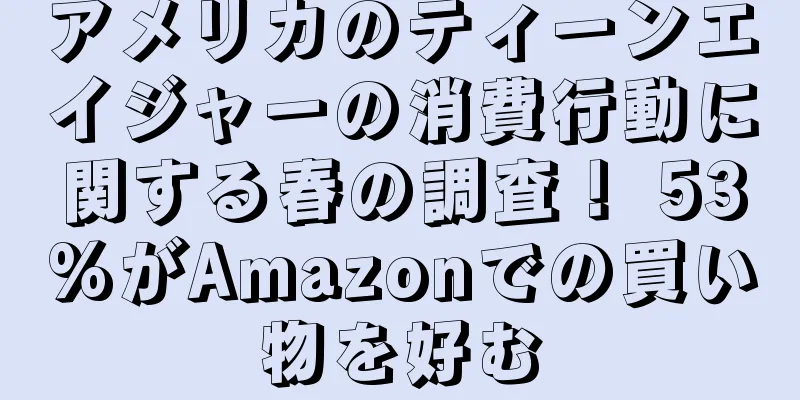 アメリカのティーンエイジャーの消費行動に関する春の調査！ 53%がAmazonでの買い物を好む