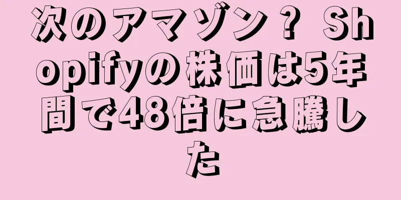 次のアマゾン？ Shopifyの株価は5年間で48倍に急騰した