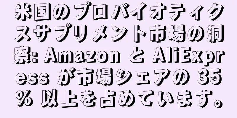 米国のプロバイオティクスサプリメント市場の洞察: Amazon と AliExpress が市場シェアの 35% 以上を占めています。