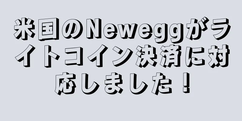米国のNeweggがライトコイン決済に対応しました！