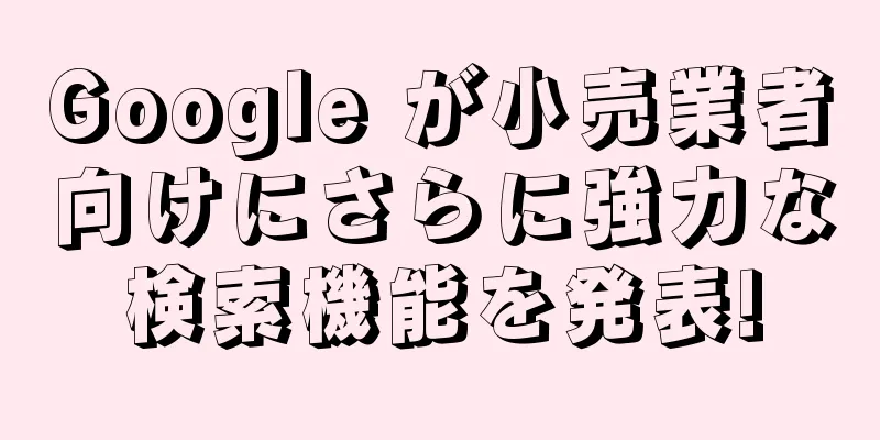 Google が小売業者向けにさらに強力な検索機能を発表!