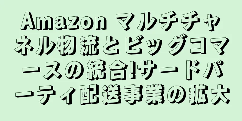 Amazon マルチチャネル物流とビッグコマースの統合!サードパーティ配送事業の拡大