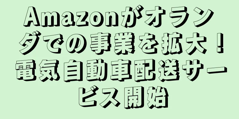Amazonがオランダでの事業を拡大！電気自動車配送サービス開始