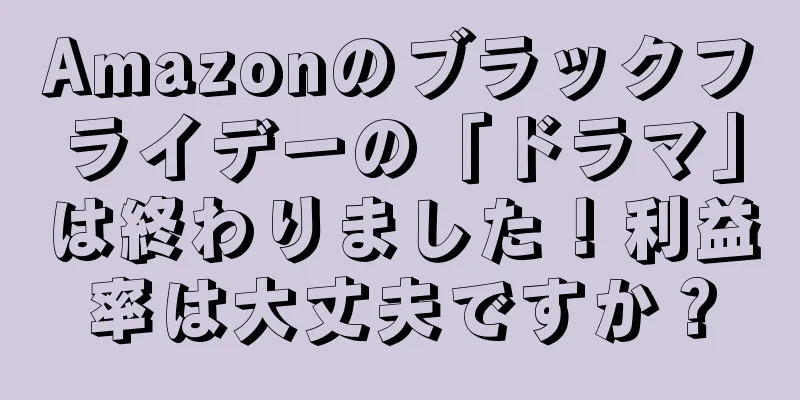 Amazonのブラックフライデーの「ドラマ」は終わりました！利益率は大丈夫ですか？