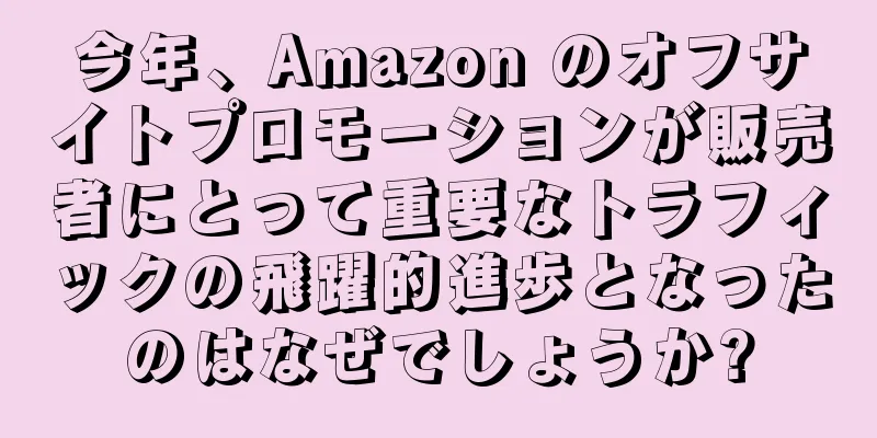 今年、Amazon のオフサイトプロモーションが販売者にとって重要なトラフィックの飛躍的進歩となったのはなぜでしょうか?