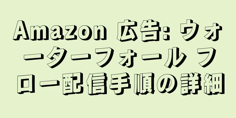 Amazon 広告: ウォーターフォール フロー配信手順の詳細