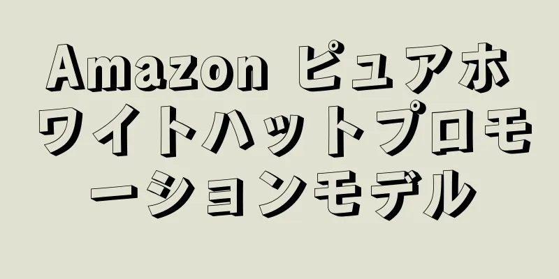 Amazon ピュアホワイトハットプロモーションモデル