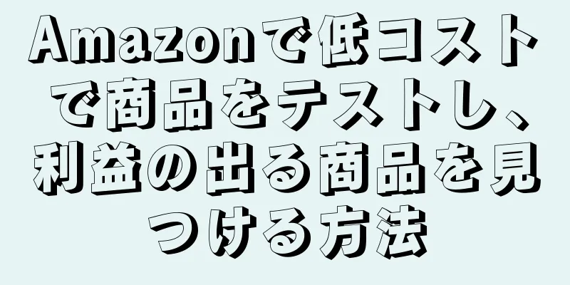 Amazonで低コストで商品をテストし、利益の出る商品を見つける方法