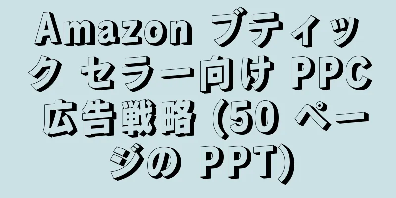 Amazon ブティック セラー向け PPC 広告戦略 (50 ページの PPT)