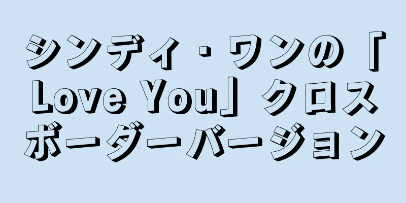 シンディ・ワンの「Love You」クロスボーダーバージョン