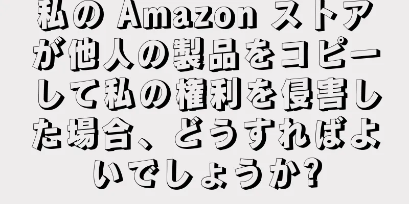 私の Amazon ストアが他人の製品をコピーして私の権利を侵害した場合、どうすればよいでしょうか?