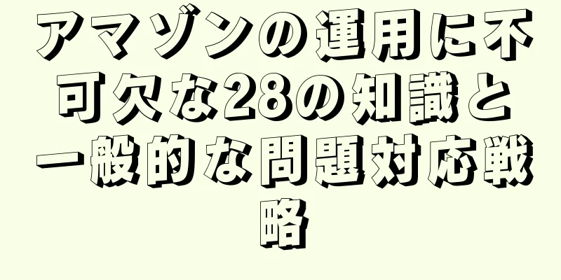 アマゾンの運用に不可欠な28の知識と一般的な問題対応戦略