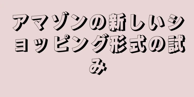 アマゾンの新しいショッピング形式の試み