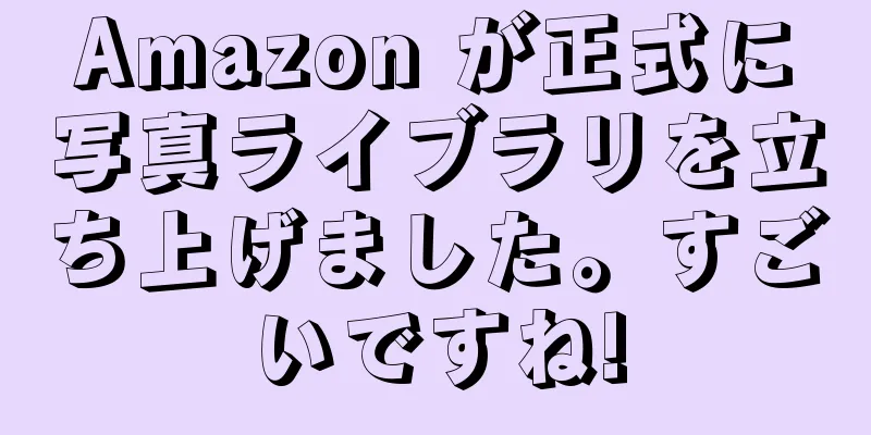 Amazon が正式に写真ライブラリを立ち上げました。すごいですね!